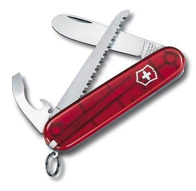 Victorinox My First - transparentný červený 1