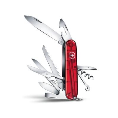 Victorinox Huntsman - transparentný červený 10