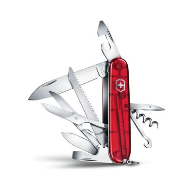 Victorinox Huntsman - transparentný červený 3