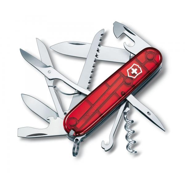 Victorinox Huntsman - transparentný červený 5