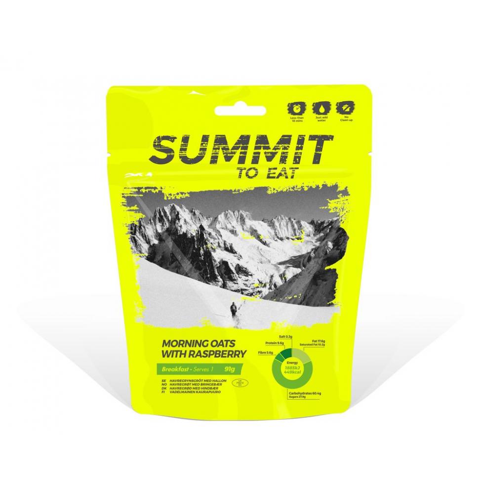 Ovsená kaša s malinami 1