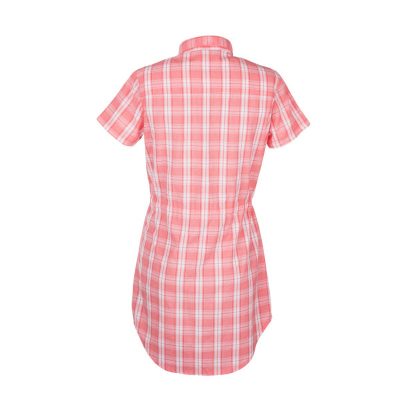 Dámska košeľa voľnočasová krátky rukáv dlhý štýl LEWINA 11