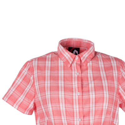 Dámska košeľa voľnočasová krátky rukáv dlhý štýl LEWINA 14