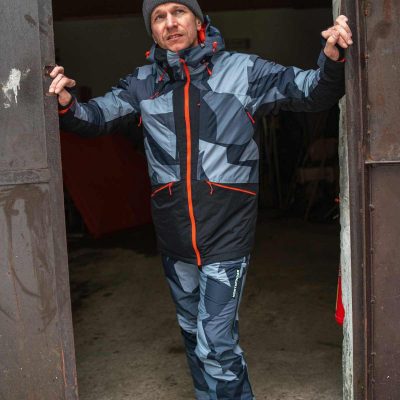 NO-3656SNW pánske nohavice lyžiarske zateplené camu print KESIM 22