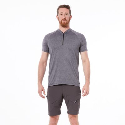 Pánske cyklistické tričko s polovičným zipsom MASDY 8