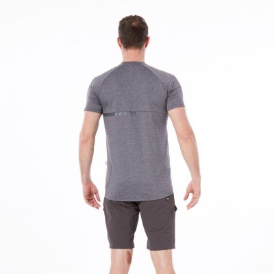 Pánske cyklistické tričko s polovičným zipsom MASDY 10