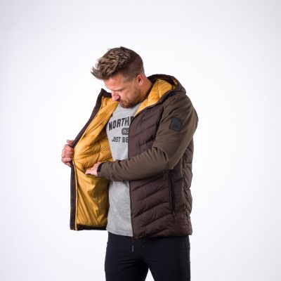 Pánska zateplená bunda kombinovaná so softshellom NIKOLAS 24