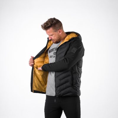Pánska zateplená bunda kombinovaná so softshellom NIKOLAS 4