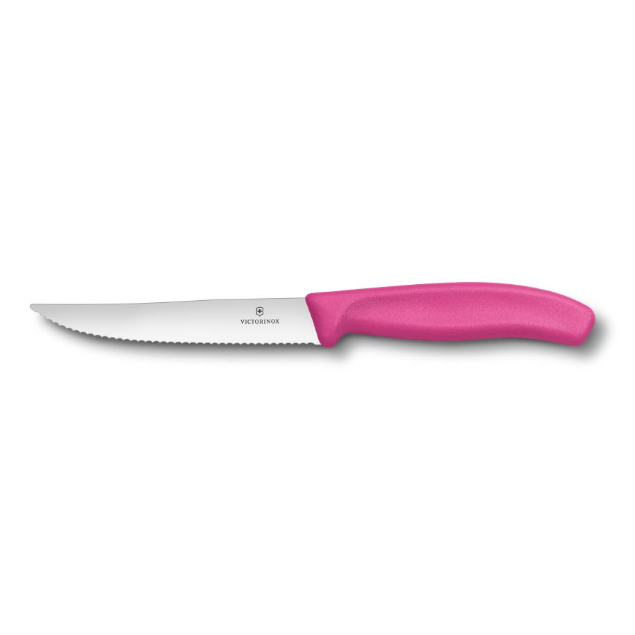 Victorinox Nôž na steak a pizzu 12 cm - ružový 1