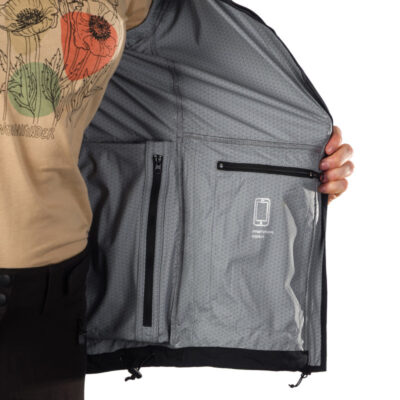 Dámska nepremokavá multišportová bunda zbaliteľná 2.5L NORTHKITPRO1 9