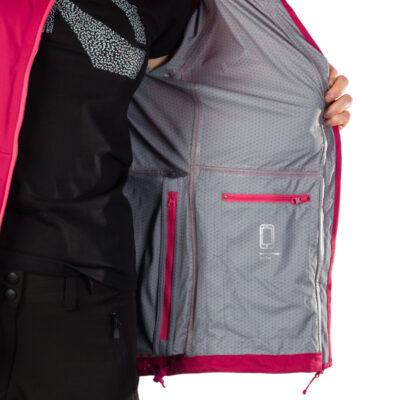 Dámska nepremokavá multišportová bunda zbaliteľná 2.5L NORTHKITPRO1 24