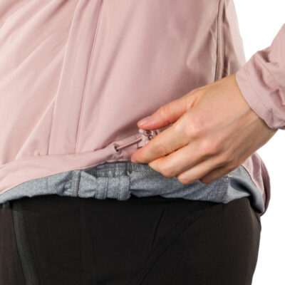 Dámska nepremokavá multišportová bunda zbaliteľná 2.5L NORTHKITPRO1 36