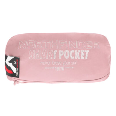 Dámska nepremokavá multišportová bunda zbaliteľná 2.5L NORTHKITPRO1 46