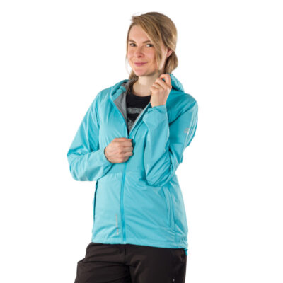 Dámska nepremokavá multišportová bunda zbaliteľná 2.5L NORTHKITPRO1 49