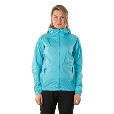 Dámska nepremokavá multišportová bunda zbaliteľná 2.5L NORTHKITPRO1 55