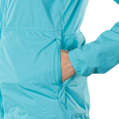 Dámska nepremokavá multišportová bunda zbaliteľná 2.5L NORTHKITPRO1 58