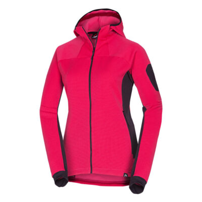 Dámsky fleecový melanžový sveter s kapucňou MARCELLA 3