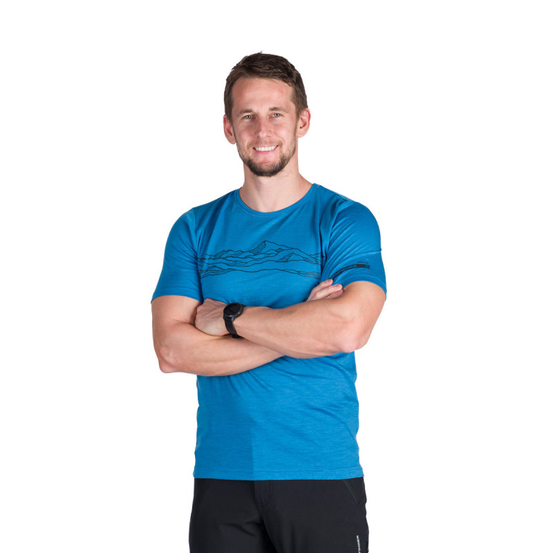 Pánske outdoorové merino tričko RAINER