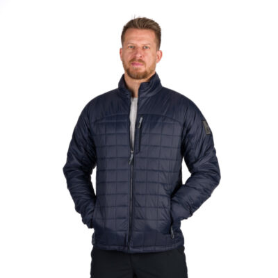 Pánska športová bunda ultraľahká zateplená PAT 16