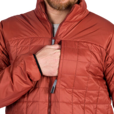 Pánska športová bunda ultraľahká zateplená PAT 7