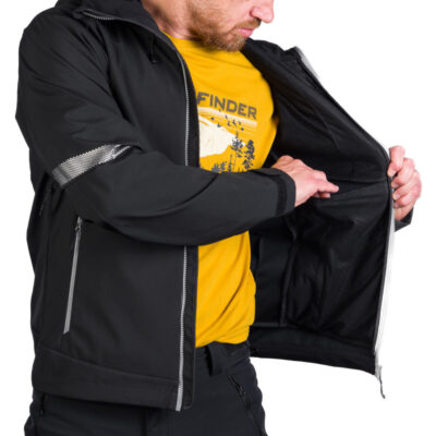 Pánska turistická softshellová strečová bunda MONTE 11