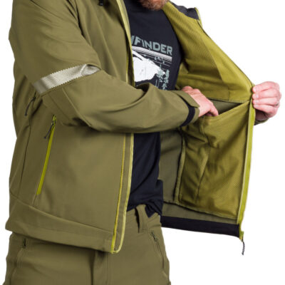 Pánska turistická softshellová strečová bunda MONTE 24