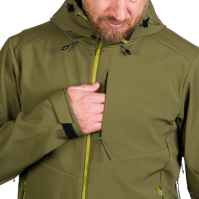 Pánska turistická softshellová strečová bunda MONTE 28