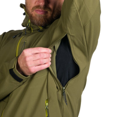 Pánska turistická softshellová strečová bunda MONTE 29