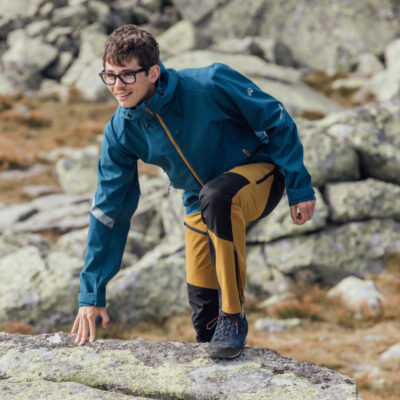 Pánska turistická softshellová strečová bunda MONTE 3