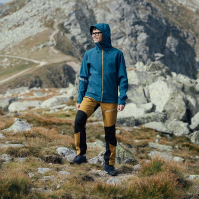 Pánska turistická softshellová strečová bunda MONTE 4