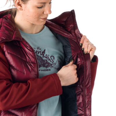 Dámska bunda predĺžená hybridná JANE 13