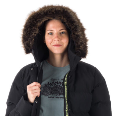 Dámska bunda predĺžená zateplená MEELEY 13