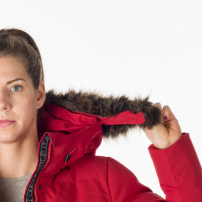 Dámska bunda predĺžená zateplená MEELEY 20