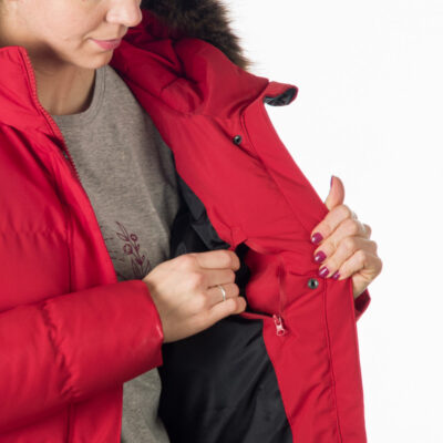 Dámska bunda predĺžená zateplená MEELEY 28