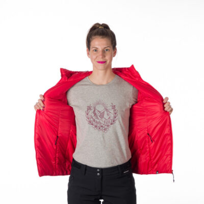 Dámska obojstranná bunda zbaliteľná zatepľovacia JANET 25