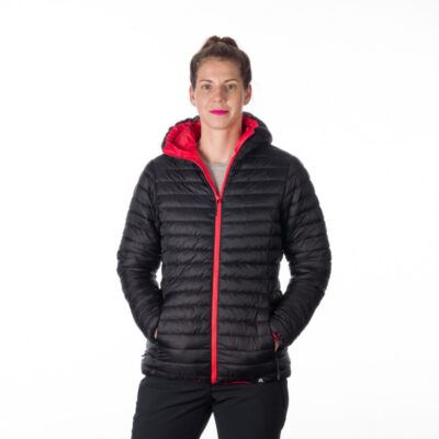 Dámska obojstranná bunda zbaliteľná zatepľovacia JANET 26