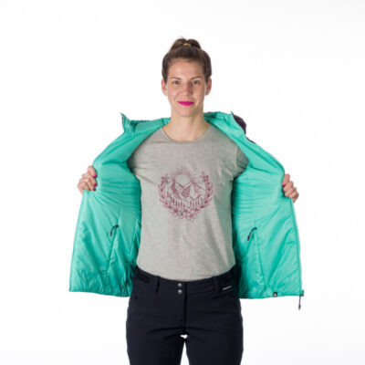 Dámska obojstranná bunda zbaliteľná zatepľovacia JANET 7