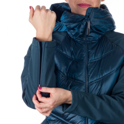 Dámska hybridná zateplená bunda so softshellovými časťami RITA 18