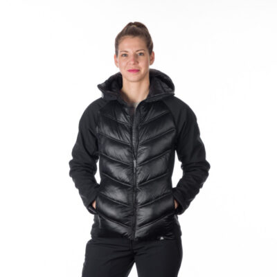 Dámska hybridná zateplená bunda so softshellovými časťami RITA 7