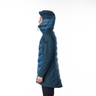 Dámska hybridná zateplená bunda predĺženého strihu MARGIE 11