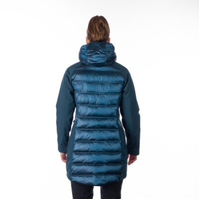 Dámska hybridná zateplená bunda predĺženého strihu MARGIE 12