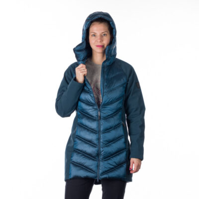 Dámska hybridná zateplená bunda predĺženého strihu MARGIE 14