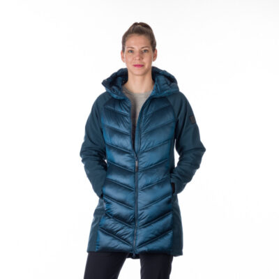 Dámska hybridná zateplená bunda predĺženého strihu MARGIE 17