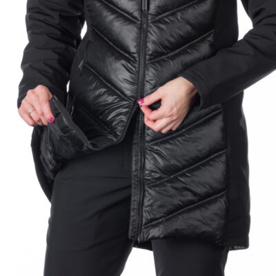 Dámska hybridná zateplená bunda predĺženého strihu MARGIE 21