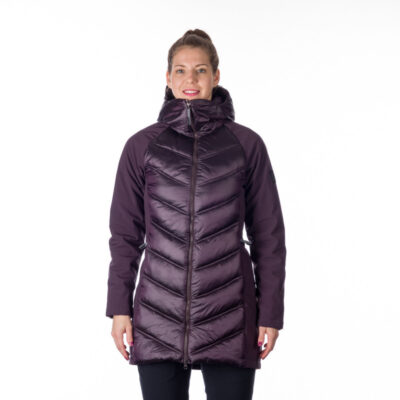 Dámska hybridná zateplená bunda predĺženého strihu MARGIE 3