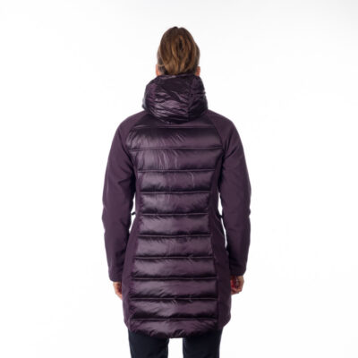 Dámska hybridná zateplená bunda predĺženého strihu MARGIE 4