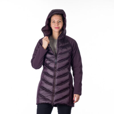 Dámska hybridná zateplená bunda predĺženého strihu MARGIE 6