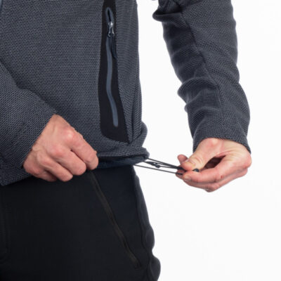 Pánska fleecová mikina melanžová BOB 13