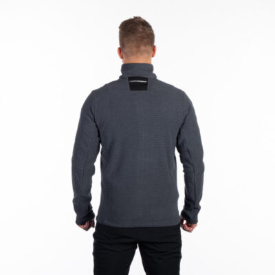 Pánska fleecová mikina melanžová BOB 14