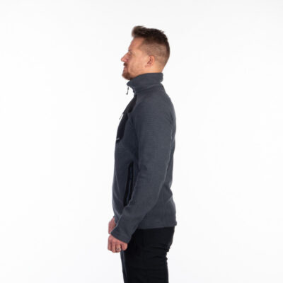 Pánska fleecová mikina melanžová BOB 15